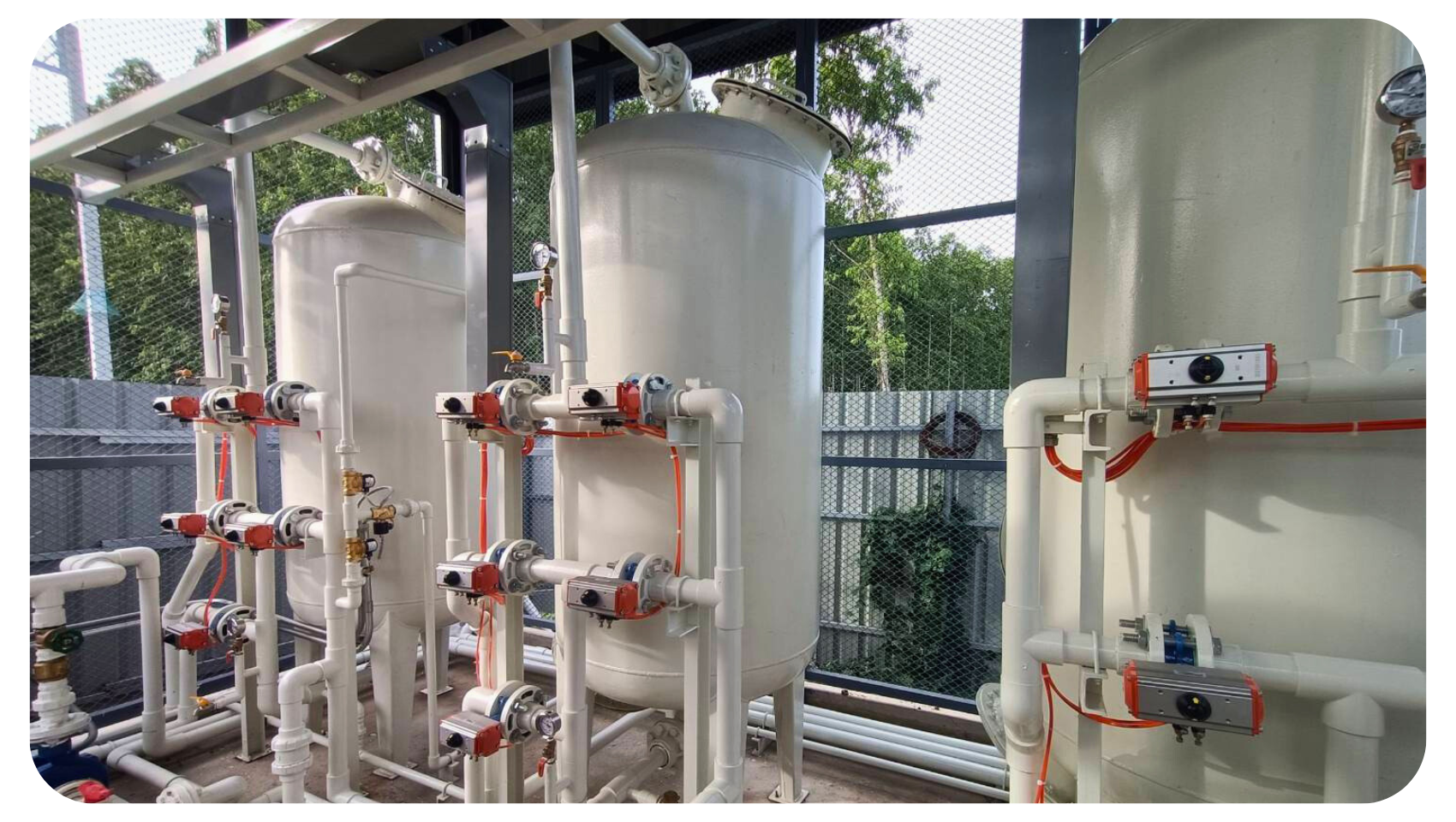ระบบกรองน้ำบาดาลที่เป็น Softener ใช้ใน Cooling, Boiler