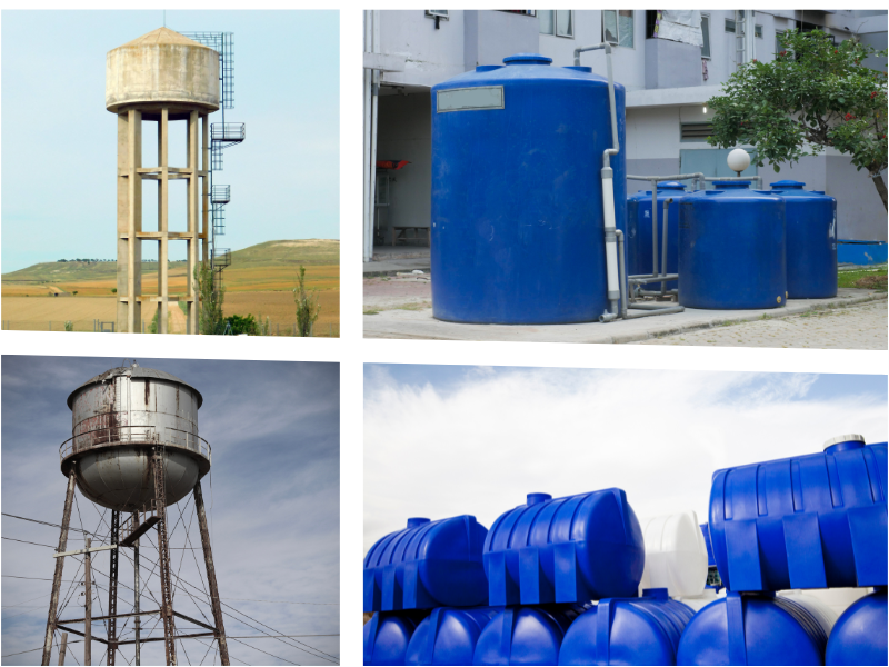 ประเภทถังประปาหมู่บ้าน